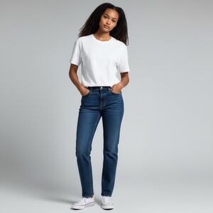 Old Navy Mid Rise Skinny Rock Star Super Skinny Jeans